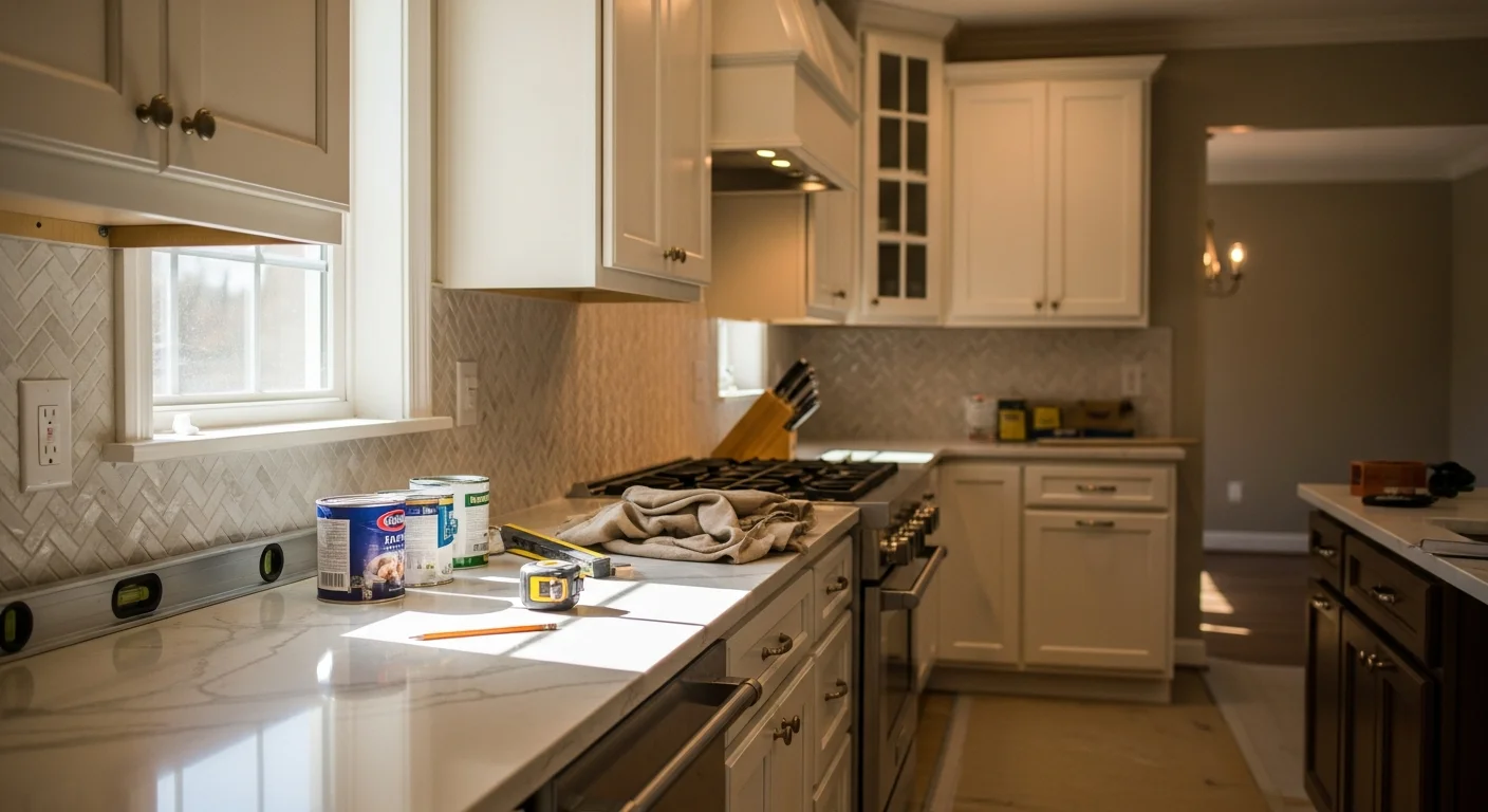 General contractor working on home remodeling project